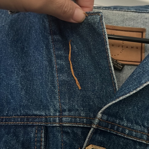 Vintage Limited Denim Jacket SZ L with jewels - Picture 4 of 6